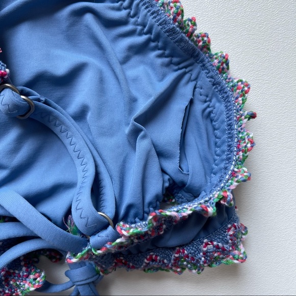 BECCA MEDINA CROCHET TRIM BIKINI SET - Picture 6 of 13